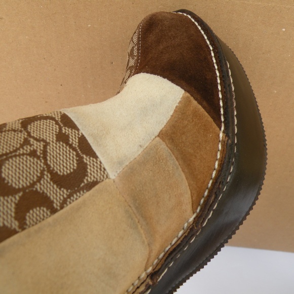 COACH PATCHWORK SANDALS SIZE 6 B - Picture 6 of 6